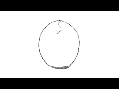 Emma Skye Jewelry Designs Crystal Horn 161/2" Necklace