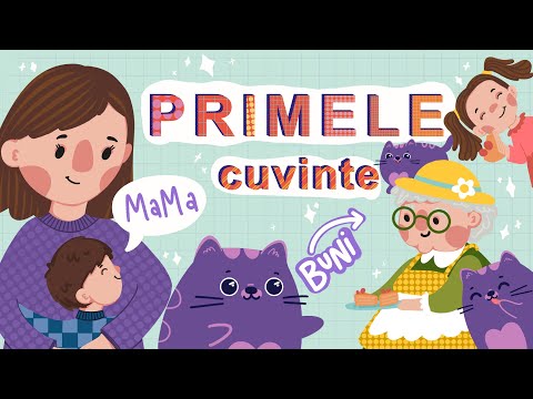 Învățăm PRIMELE CUVINTE în limba română l Pam Bebe | First words I pentru bebeluși