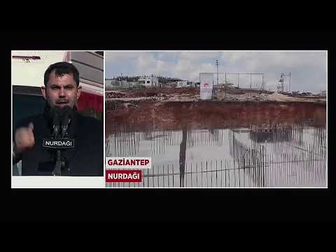 Gaziantep e Kilis Afet Konutları Temel Atma Töreni