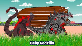 Baby godzilla vs Shin Godzilla vs Mecha Godzilla || Coffin Dance Song Meme Cover