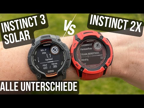 Garmin Instinct 3 Solar vs. Garmin Instinct 2X – Alle Unterschiede