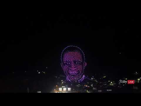 Spectacular Drone Show Celebrating Grenada's 50th Independence