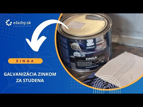 ZINGA - Revolučný systém ochrany ocele! Galvanizácia zinkom za studena. 20-25 rokov zivotnosť! 🔥