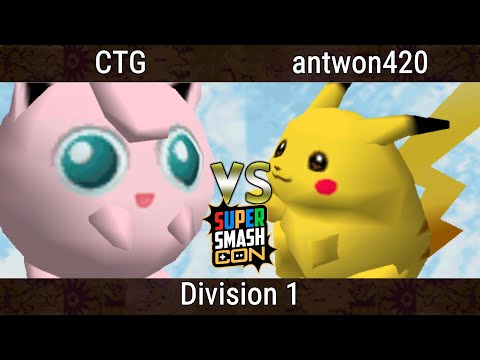 SSC 2023 - CTG (Jigglypuff) Vs. antwon420 (Pikachu) Smash Bros - SSB64