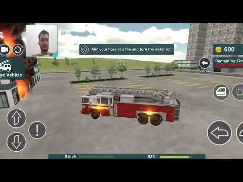 Fire Truck Flying Car,  fire engines driving -android gameplays
