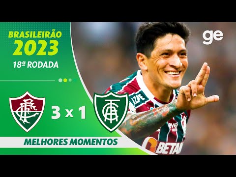 Gols e lances de Fluminense x América-MG