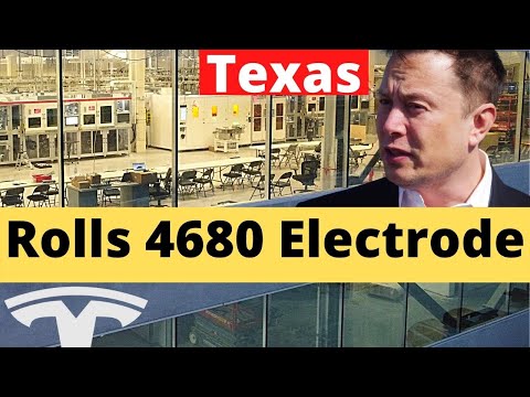 BREAKING! Tesla Appears Rolling Electrode at Giga Texas 4680 Battery Facility