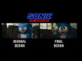 THE SONIC MOVIE TRAILER Original Design Vs Final Side By Side Comparison