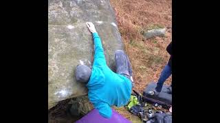 Video thumbnail of Victorian Overmantle, 7c+. Peak District