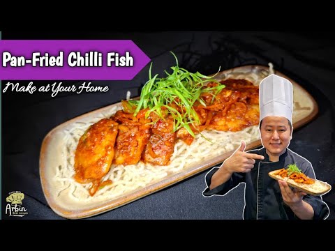 How To Make Chilli Fish Without Deep Fry | Pan Fried chilli Fish | @CookwithArbin