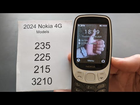How to Change Wallpaper / Screen Background on Nokia 235 , 225 , 215 button phone ( 4G 2024)