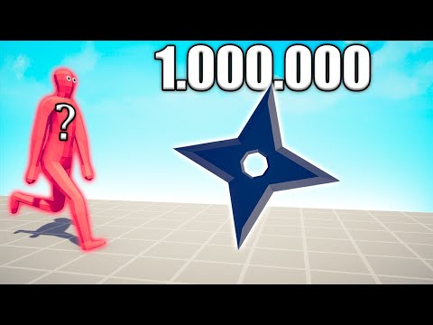1.000.000 DAMAGE NINJA vs RANDOM UNITS - TABS | Totally Accurate Battle Simulator 2024