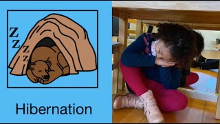 Hibernation song for kids with AAC - Learn &amp; Pretend to go to sleep / wake up as bears, bats, frogs.