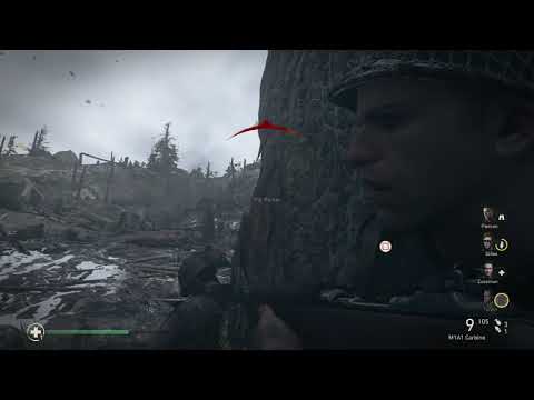 Call of Duty WW2 Escort Engineer Destroy Pillbox with Pole Charge