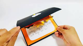 DIY 3D Halloween Birthday Cake Pop-Up Card 🎂 | Spooky & Fun Craft Idea