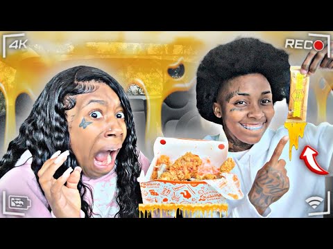 HONEY PACK 🍯 PRANK On GIRLFRIEND FOOD!! 😳 * UNEXPECTED REACTION * 💦