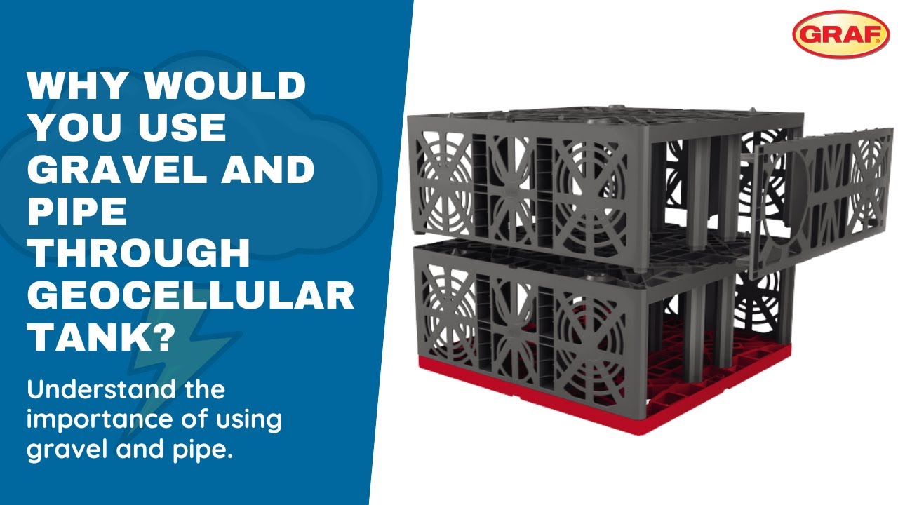 Why Would You Use Gravel and Pipe Through a Geocellular Tank?