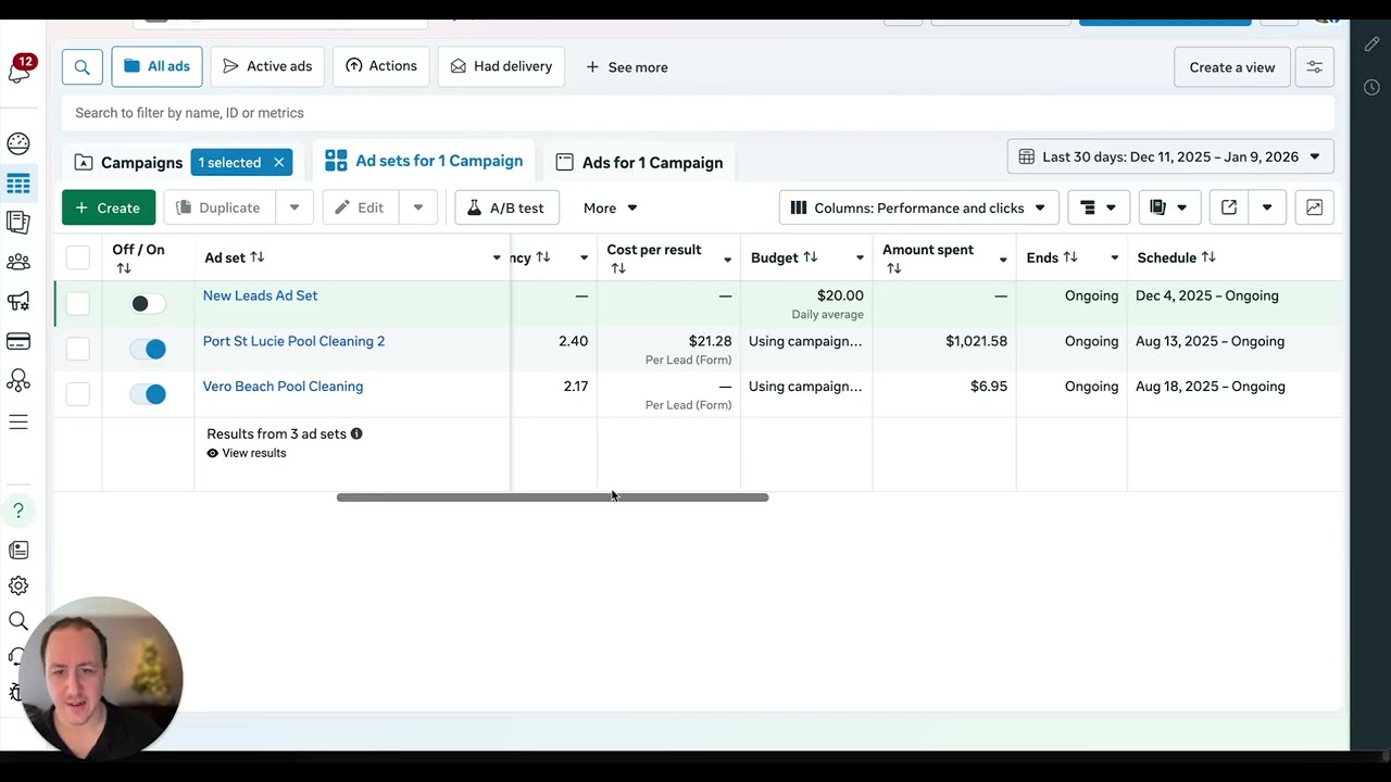 Pool Service Facebook Ads Case Study