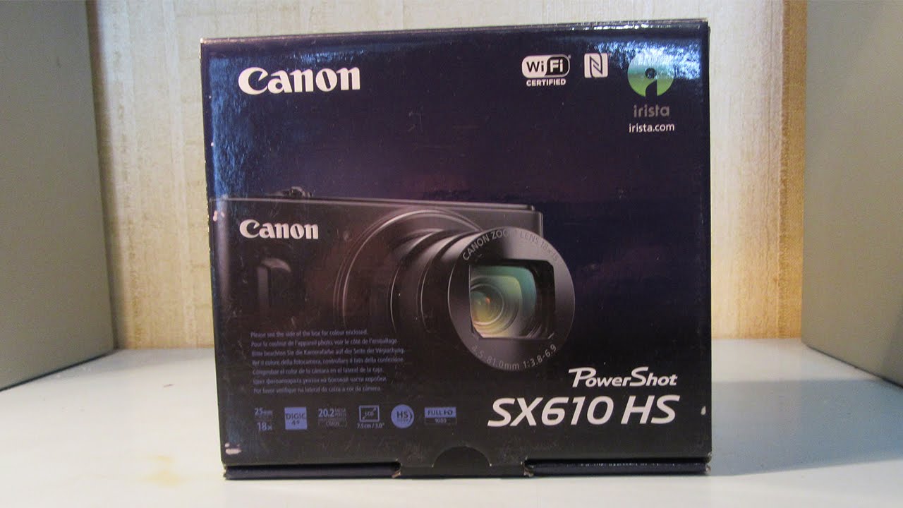 Цифровой фотоаппарат Canon PowerShot SX610 HS красный