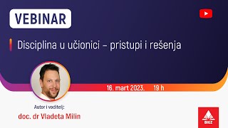Vebinar Disciplina u učionici – pristupi i rešenja