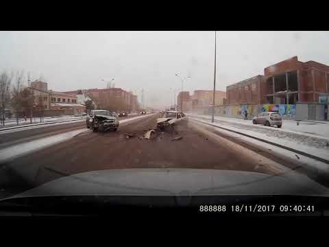 Жесткое лобовое в Астане