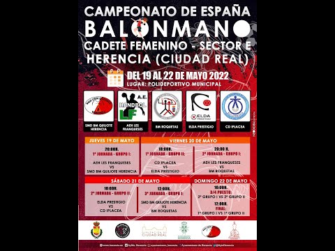 SECTOR CADETE FEMENINO (Grupo E) - 1º GRUPO I - 1º GRUPO II