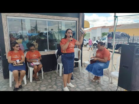 Culto na feira livre de São José do campestre RN Igreja assembleia de Deus 
