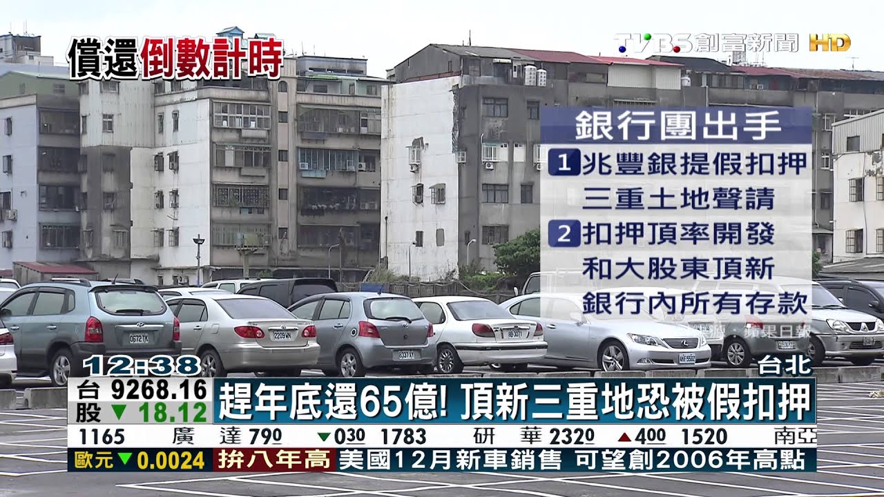 趕年底還65億！　頂新三重地恐被假扣押