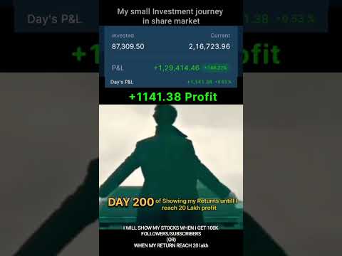 DAY-200 of showing my Portfolio everyday 💹 23/06/2025 #stockmarket #earn #investing #trading #money