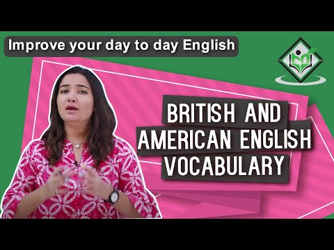Improve your day to day English British and American English Vocabulary