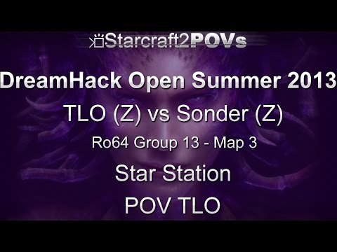 SC2 HotS - DreamHack Open 2013 - TLO vs Sonder - Ro64 Group 13 - Map 3 - Star Station - TLO