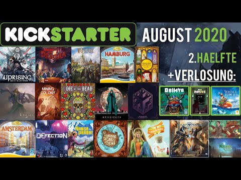 Brettspiele auf Kickstarter im August 2020 (2. Hälfte) - Kickstartervorschau - + VERLOSUNG! -