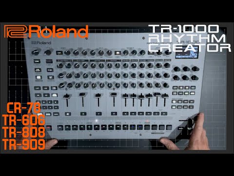 ROLAND TR-1000 RHYTHM CREATOR-Analog Drum Kits including TR-808 and TR-909