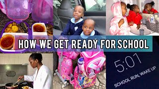 EARLY MORNING SCHOOL ROUTINE | Mom of two | SCHOOL LUNCH IDEA | Something very chaotic happened