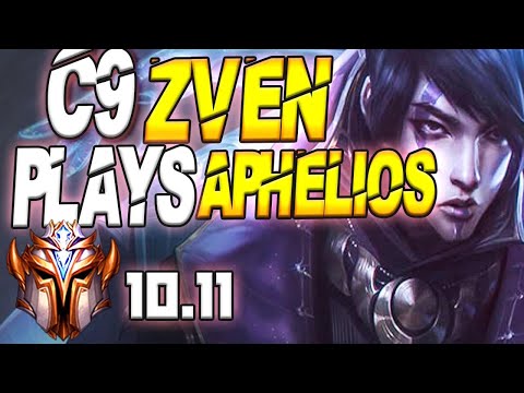 Cloud9 Zven Plays Aphelios vs Kalista Bottom Lane - 10.11