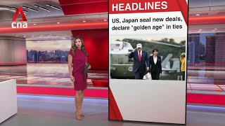 Download lagu Trump, Takaichi marks alliance's 'golden age' | East Asia Tonight (Oct 28) mp3