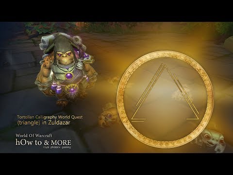 Tortollan World Quest-Calligraphy (triangle) in Zuldazar
