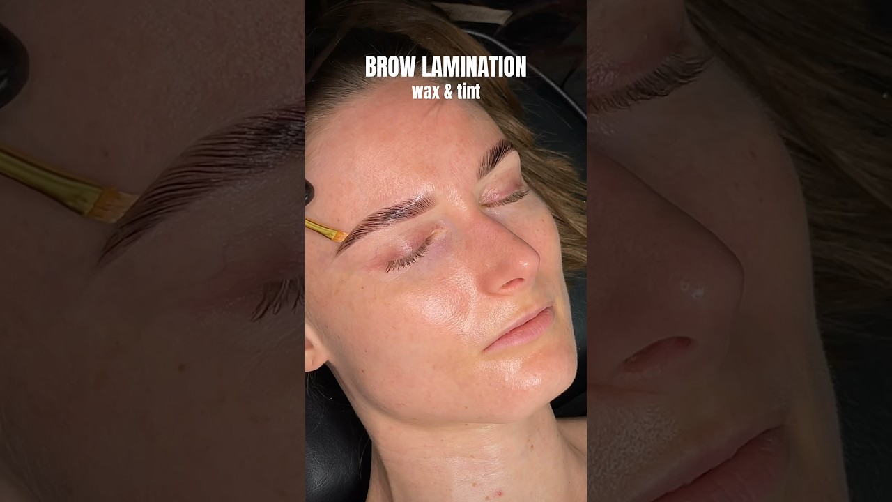 Brow lamination, wax & tint💖✨🙌🏼