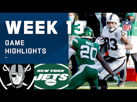Raiders vs. Jets Week 13 Highlights | NFL 2020