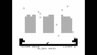Alien Rain & Outrider for the ZX81