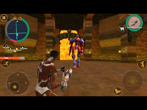 Rope hero 3 new game | Start new big boss fighting secret house | ios gameplay