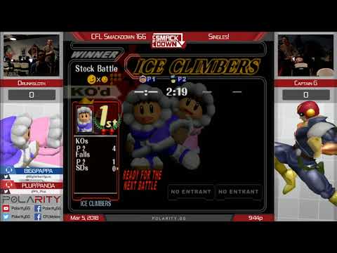 CFL Smackdown 166 Melee - Captain G (Falcon) vs Drunksloth (ICs) - Singles