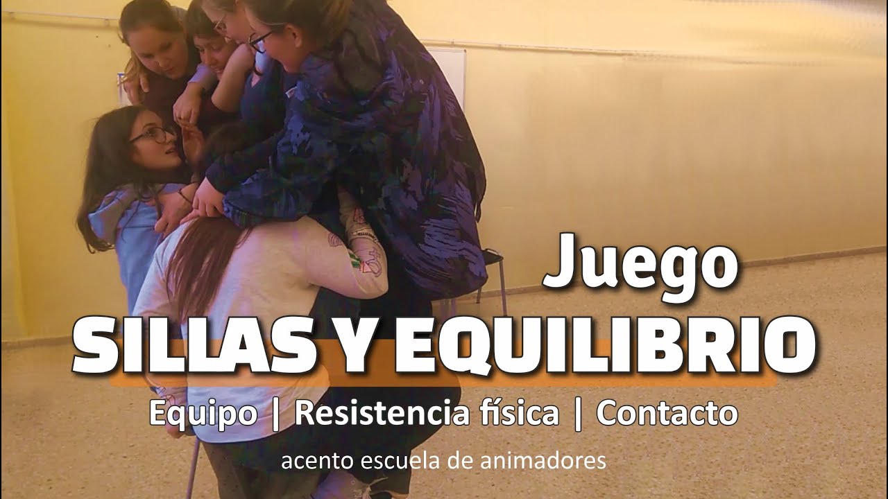 Juego EQUILIBRIO EN SILLAS | Trabajo en Equipo | Contacto | Dinámica de Grupo | Campamento