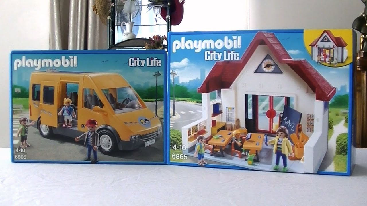 Unboxing Playmobil (fr) : La petite école (2016) - 6865, 6866