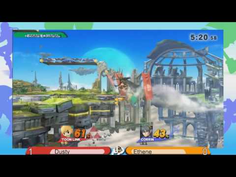 Smash 4 @ CU 19: Dusty (Toon Link) vs. Ethene (Cloud, Corrin) Loser's Quarters