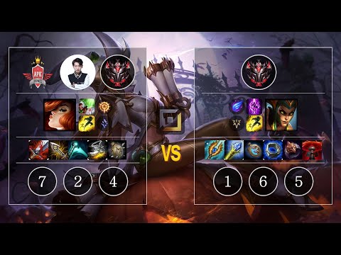 APK HaeSeong Miss Fortune vs Cassiopeia Bot - KR GrandMaster Patch 10.10