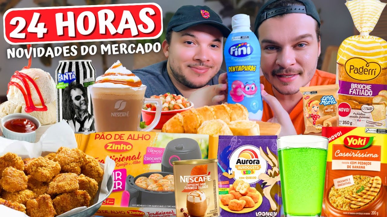 24 HORAS PROVANDO LANÇAMENTOS DE MERCADO - Vale a pena?