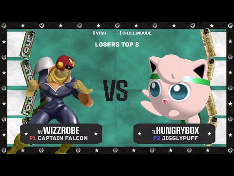 FOUR LOKO FIGHT NIGHT Hungrybox (Jigglypuff) Vs Wizzrobe (C.Falcon) Top 8 losers