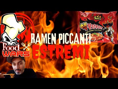 2X SPICY FIRE NOODLE CHALLENGE  - RAMEN ISTANTANEI PICCANTI ESTREMI🔥