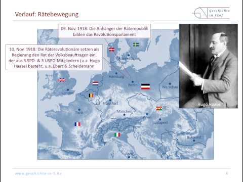 Novemberrevolution & Gründung der Weimarer Republik (1918/19)